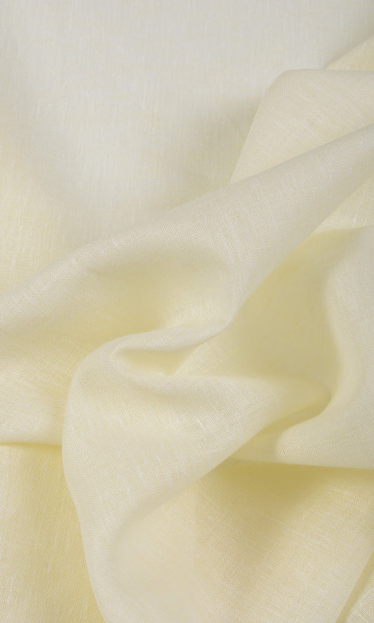 Linen Sheer Blinds (Warm Ivory/ Pale Yellow)