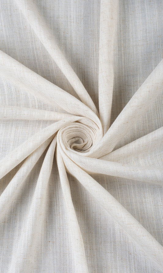 Semi-Sheer Linen Texture Home Décor Fabric Sample (Cream/ Pale Beige)