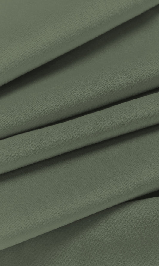 Plain Velvet Window Roman Blinds (Green)