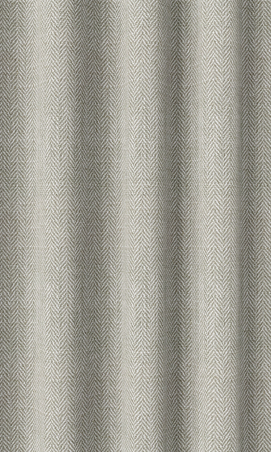 Herringbone Textured Home Décor Fabric Sample (Grey)