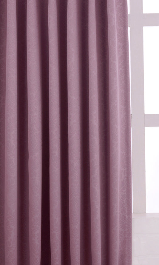 Blackout Window Home Décor Fabric By the Metre (Purple)