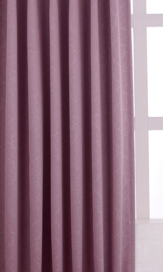 Blackout Window Home Décor Fabric Sample (Purple)