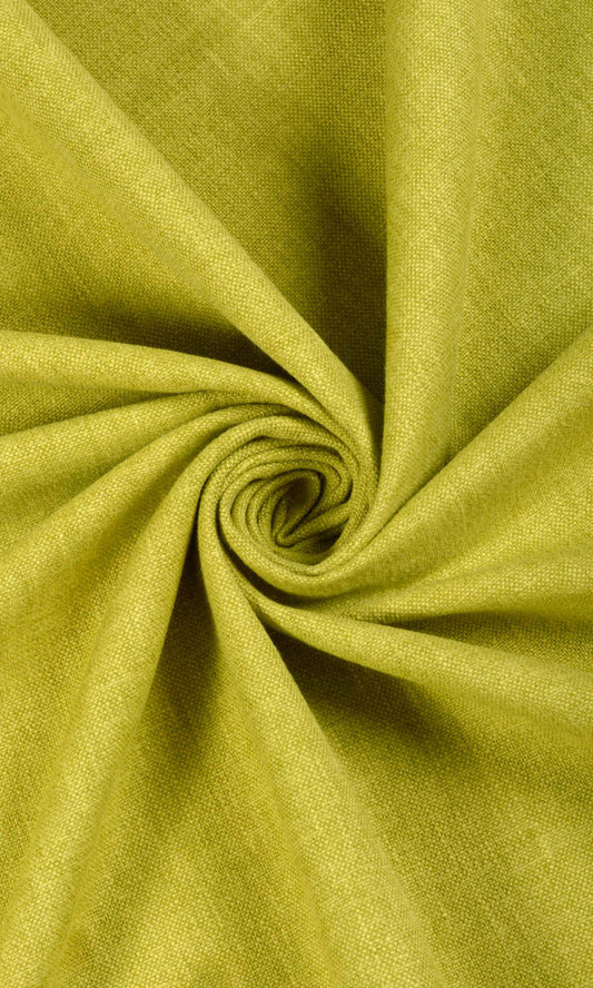 Linen Blend Custom Size Home Décor Fabric By the Metre (Green)