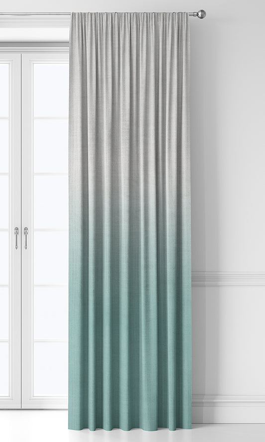 2-Tone Ombre Fabric Blinds (Blue)