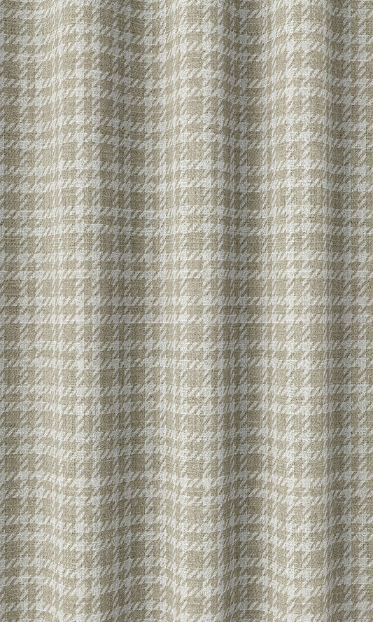 Striped Print Home Décor Fabric By the Metre (Sand Beige/ White)