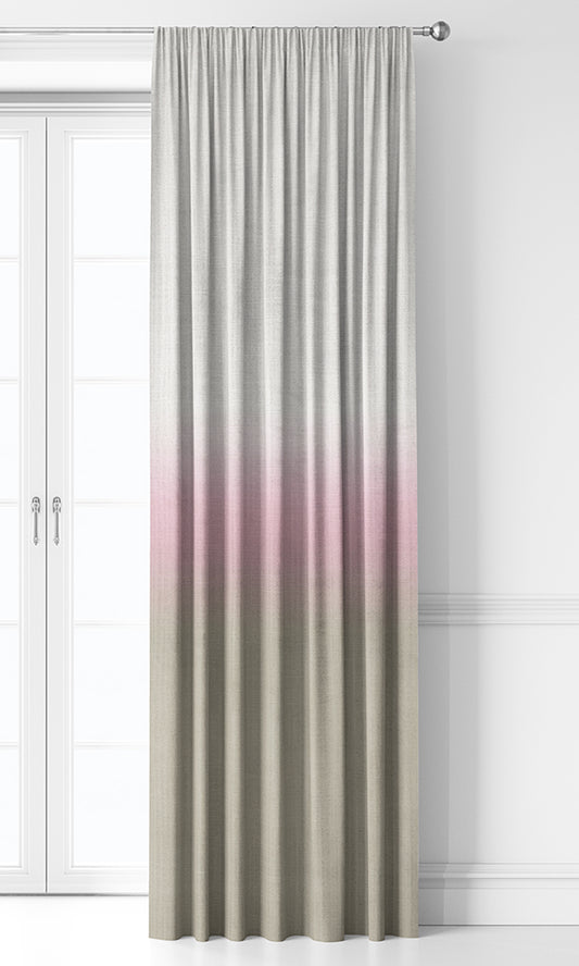 3-Tone Ombre Blinds (Pale Pink & Beige)