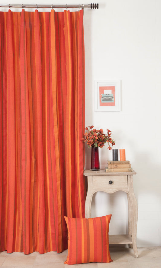 Made to Measure Cotton Window Shades (Orange)