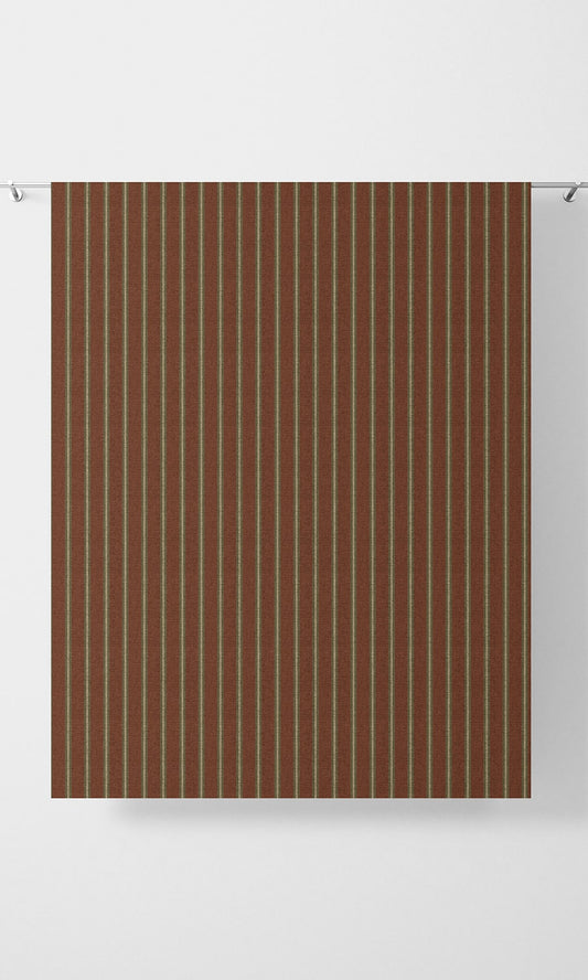 Modern Striped Custom Home Décor Fabric By the Metre (Red)