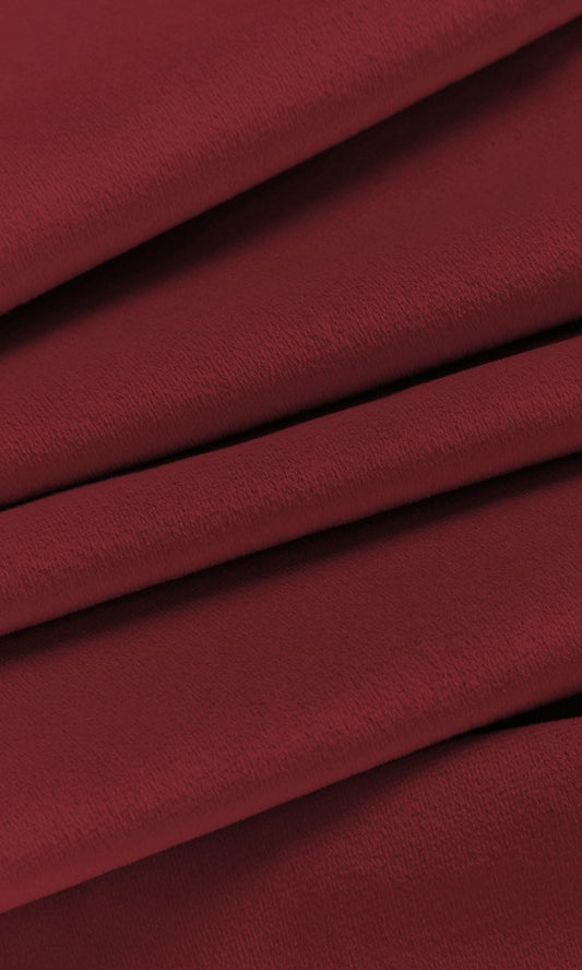 Velvet Roman Blinds (Burgundy Red)