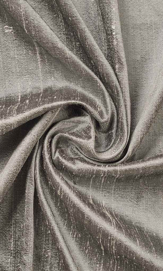 Pure Silk Home Décor Fabric By the Metre (Taupe Grey)