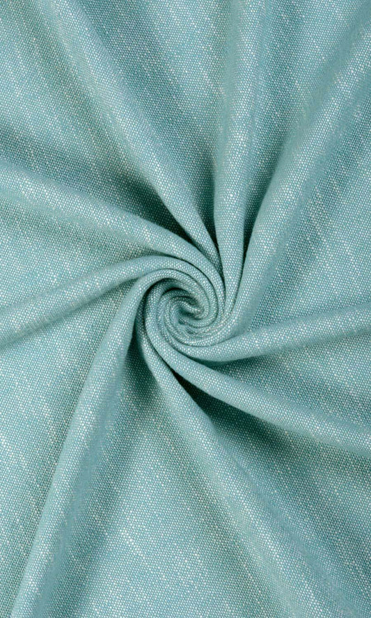 Plain Cotton Roman Blinds (Aqua Blue)