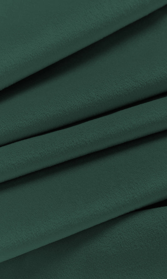 Solid Velvet Blinds (Peacock Blue / Green)