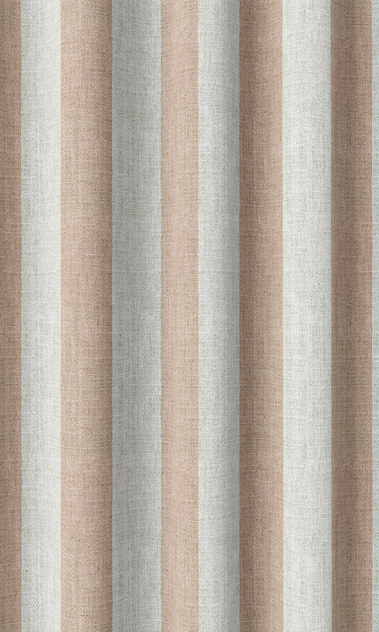 Modern Striped Custom Shades (Blush Pink/ White)