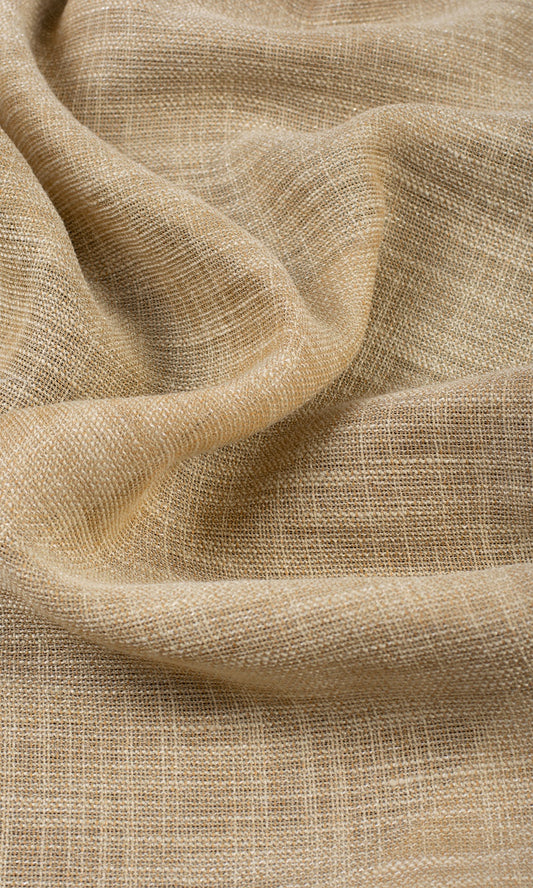 Textured Sheer Window Blinds (Mustard Beige)