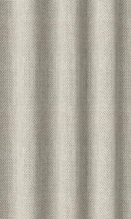 Check Patterned Home Décor Fabric Sample (Beige/ White)