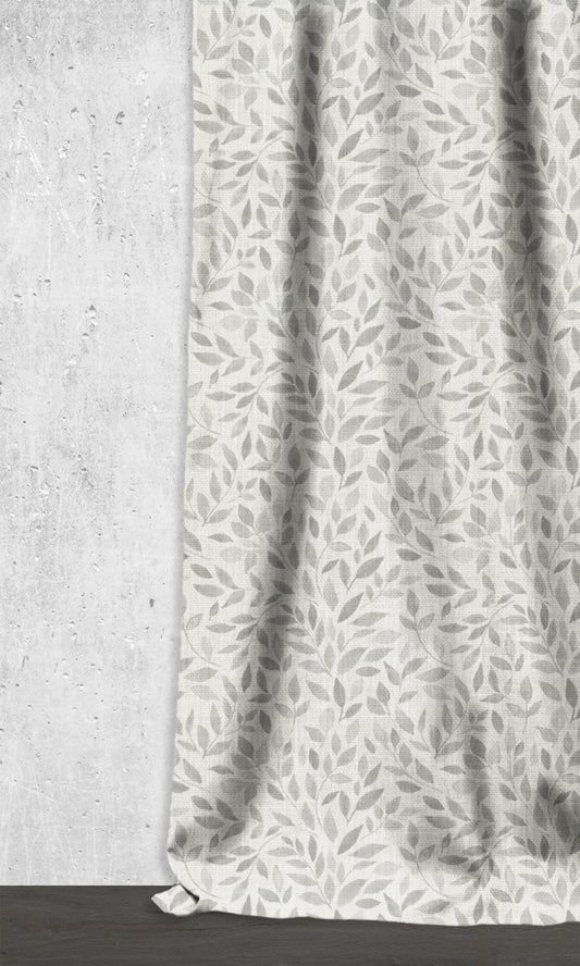 Botanical Print Shades (Eggshell White/ Grey)