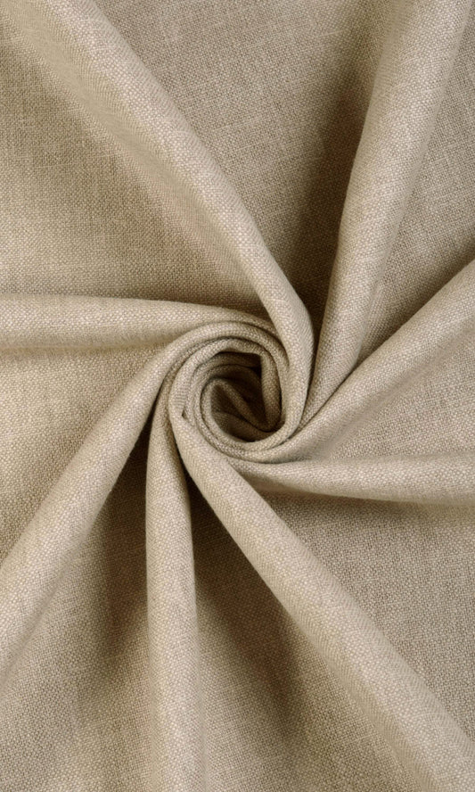 Linen Blend Custom Size Home Décor Fabric By the Metre (Brown)