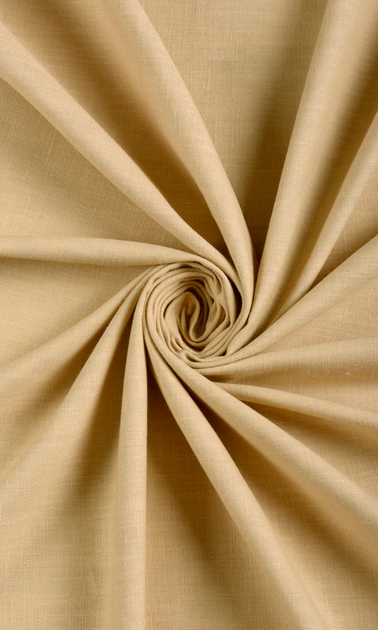 Custom Home Décor Fabric Sample (Mustard Yellow/ Wheat Beige)