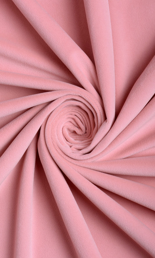 Velvet Home Décor Fabric Sample (Soft Pink)