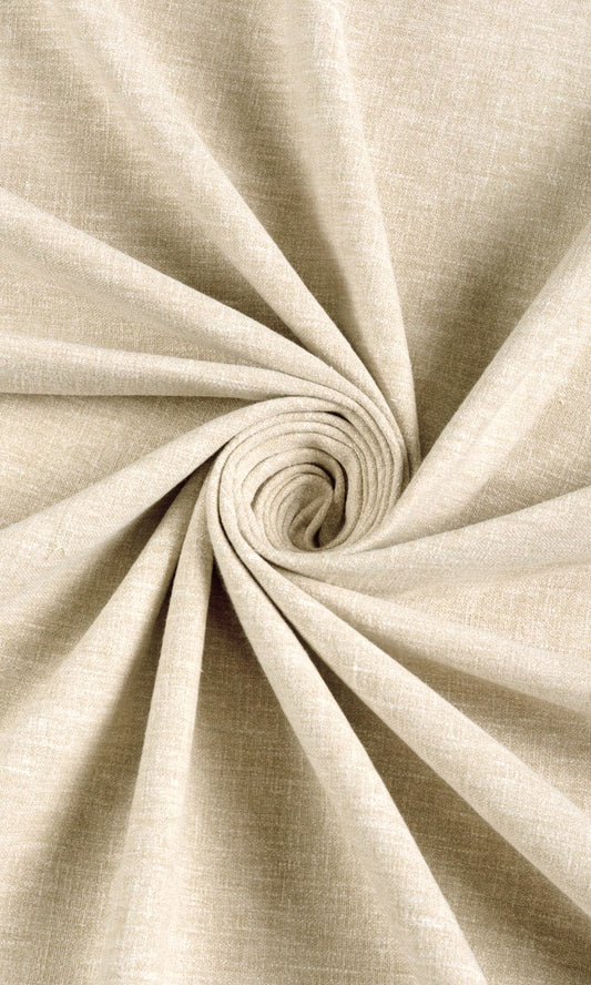 Linen Texture Home Décor Fabric By the Metre (Oatmeal Beige)