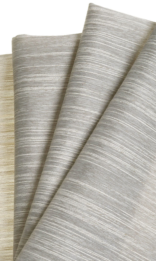 Sheer Home Décor Fabric By the Metre (Taupe Gray/ Pale Gray)