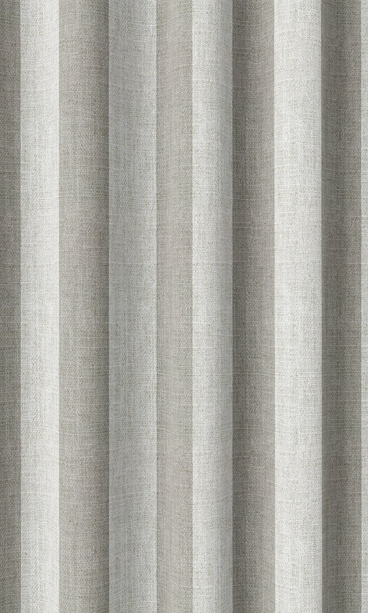 Modern Striped Custom Home Décor Fabric Sample (Grey/ White)