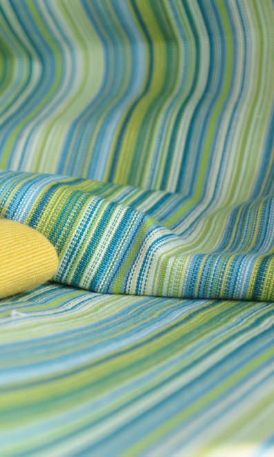 Custom Cotton Home Décor Fabric By the Metre (Blue/ Green/ Yellow)