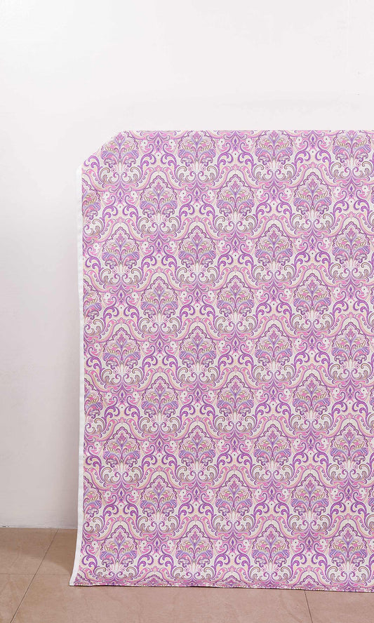 Pink/Purple Fleur De Lis Print Shades (Pink/ Purple)