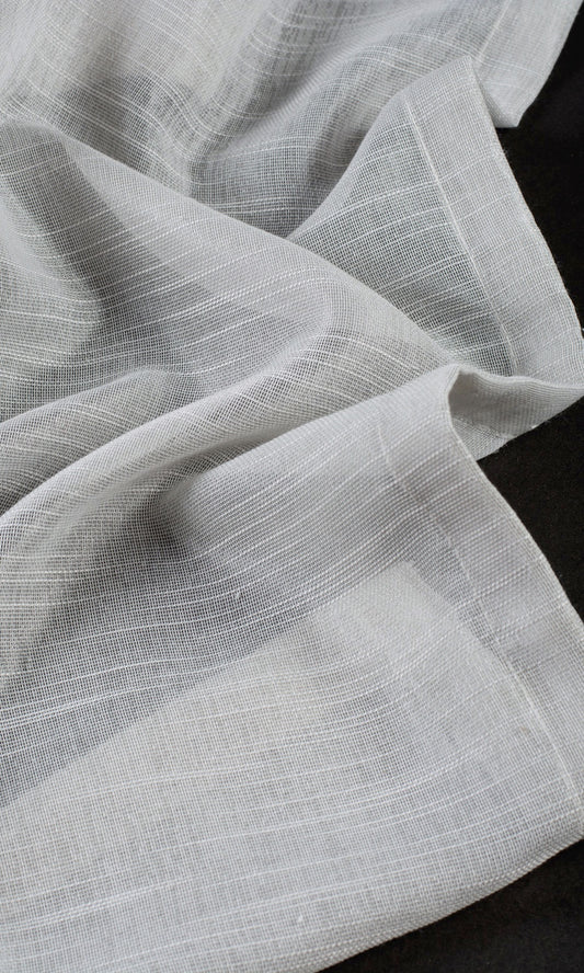 Plain Sheer Home Décor Fabric Sample (Light Gray)