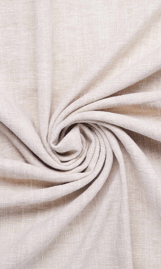 Linen-Cotton Blend Custom Home Décor Fabric Sample (Cream/ Beige)