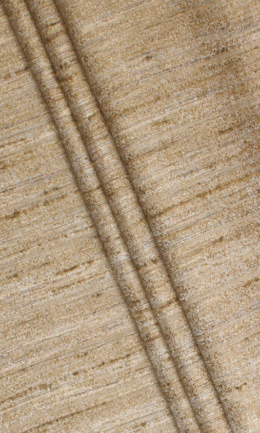 Faux Silk Home Décor Fabric By the Metre (Golden Beige)