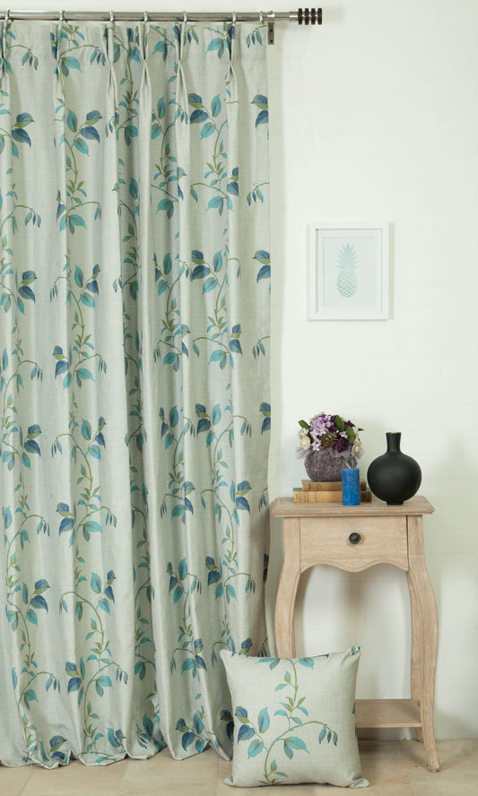 Made to Measure Window Blinds (Blue/ Green)