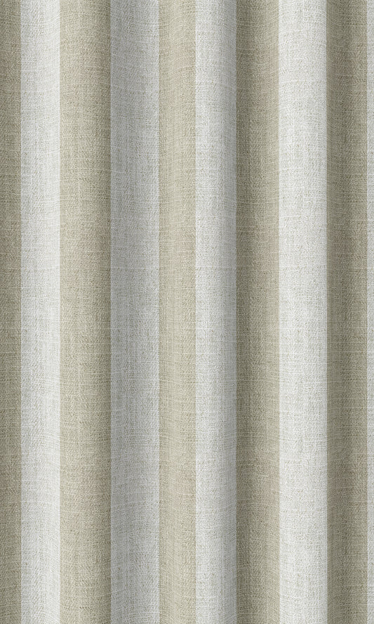 Modern Striped Custom Window Shades (Beige/ White)