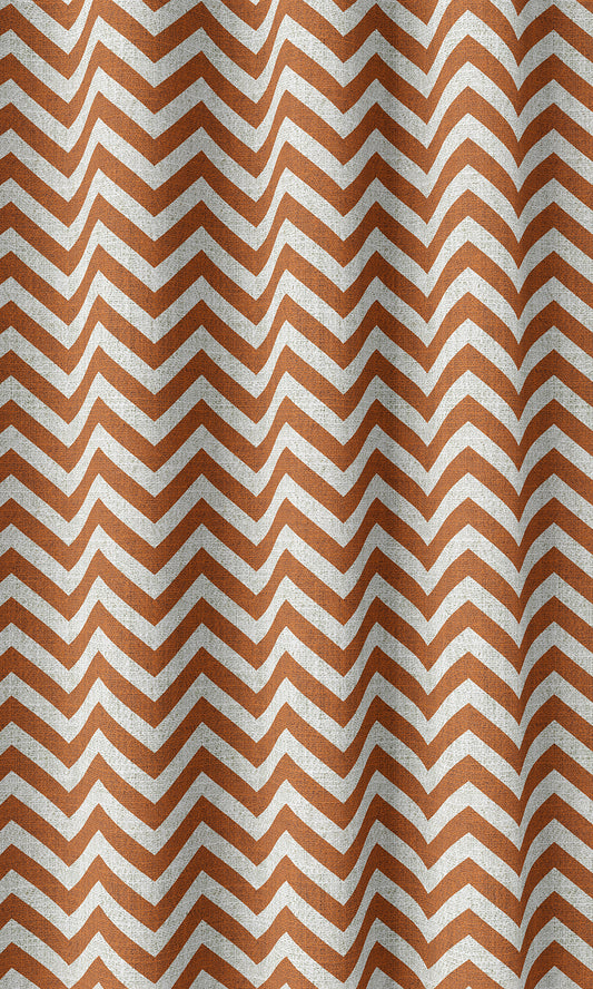 Chevron Print Shades (Burnt Orange/ White)