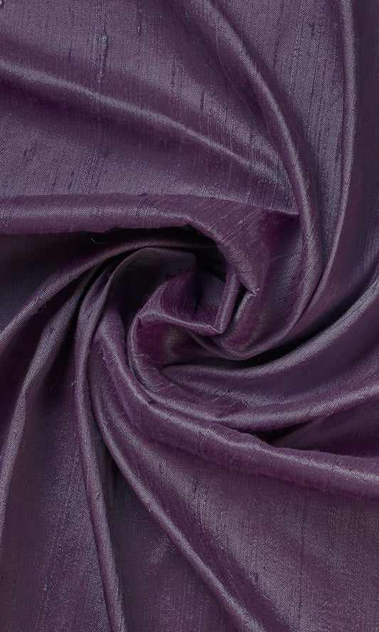 Dupioni Silk Home Décor Fabric Sample (Purple)