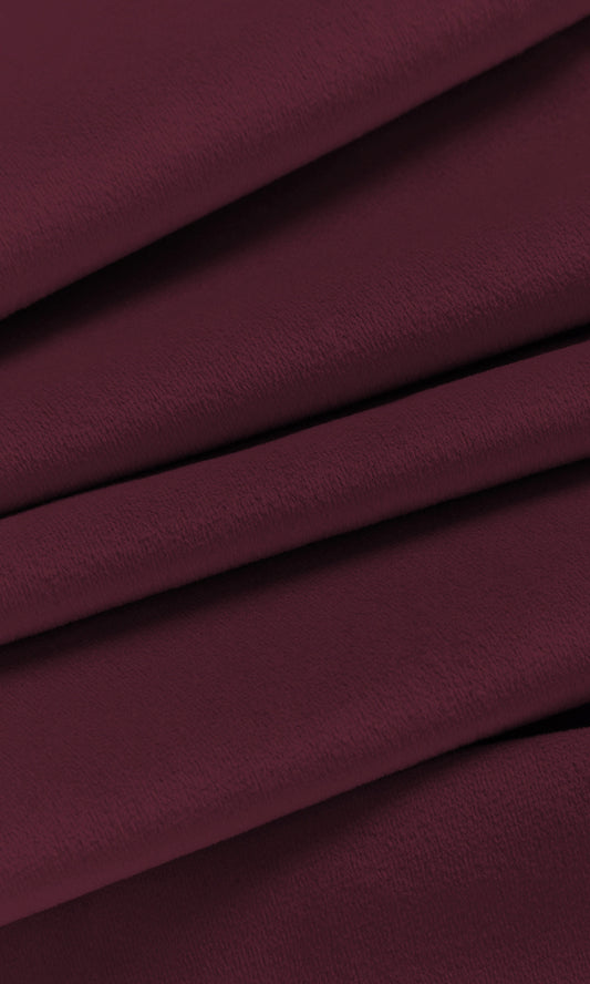 Plain Velvet Roman Shades (Burgundy Red)