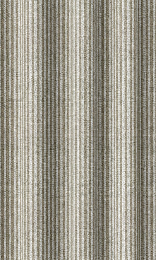 Striped Print Home Décor Fabric By the Metre (Brown/ Beige)