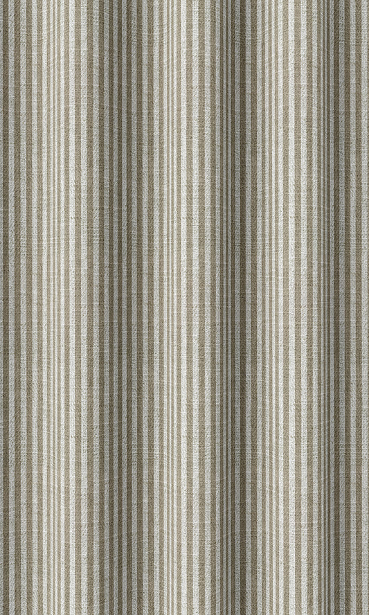 Striped Print Window Shades (Brown/ Beige)