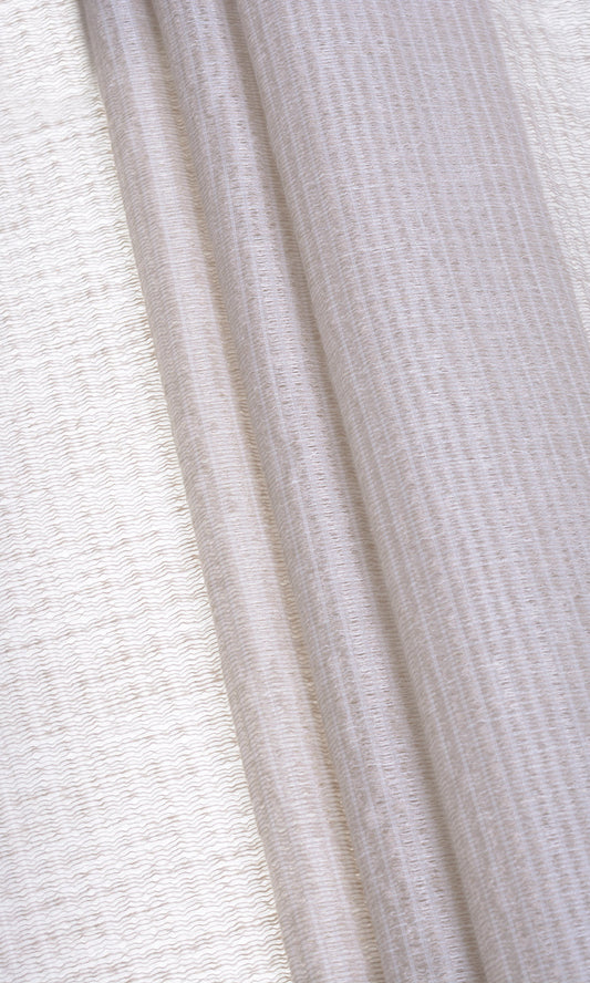 Sheer Custom Window Home Décor Fabric By the Metre (Oatmeal)