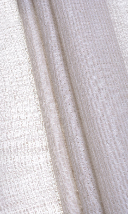 Sheer Custom Window Home Décor Fabric Sample (Oatmeal)