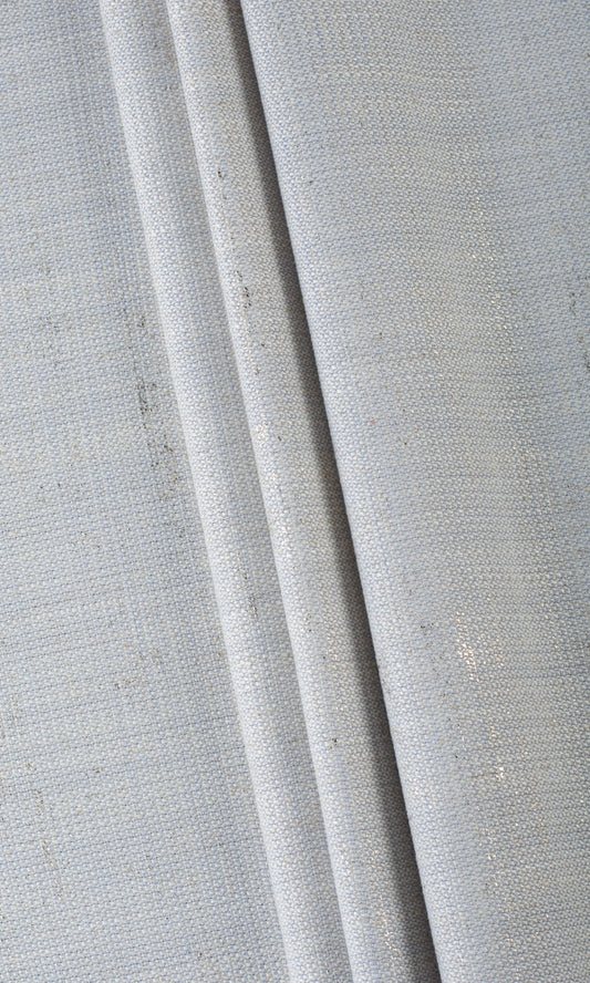 Linen Blend Home Décor Fabric By the Metre (Gray-Blue)