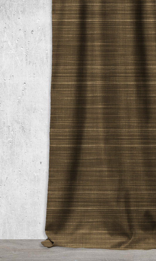 Custom Window Home Décor Fabric Sample (Mocha Brown)