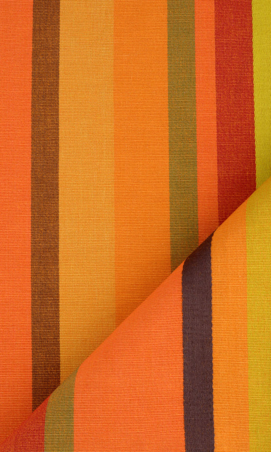 Made to Measure Cotton Home Décor Fabric By the Metre (Orange)