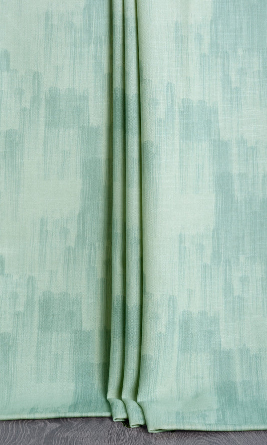 Watercolor Effect Home Décor Fabric By the Metre (Aquamarine Blue)