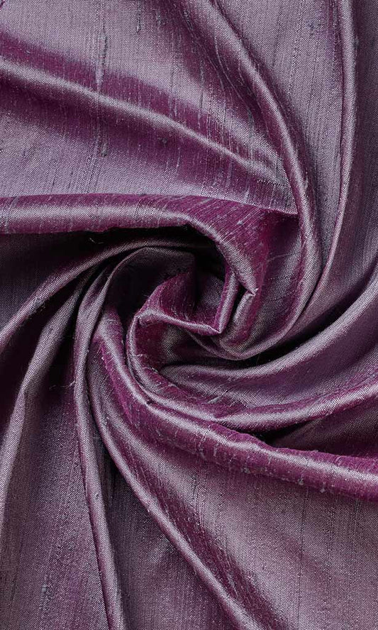 Dupioni Silk Home Décor Fabric By the Metre (Purple)