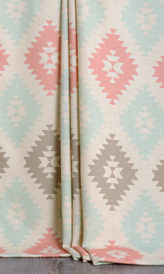 Checker Patterned Blinds (Pink/ Blue/ Gray/ White)