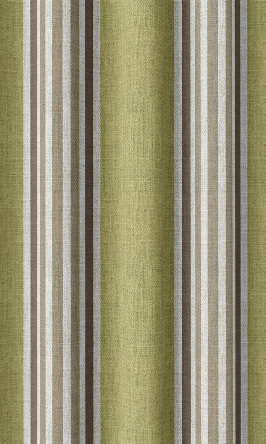 Custom Striped Shades (Chartreuse Green/ Brown)
