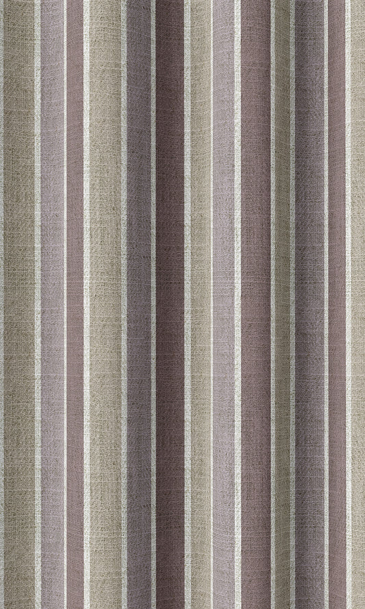 Custom Striped Print Shades (Lavender/ Beige)