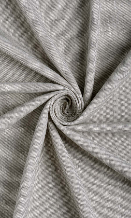 Plain Linen Texture Home Décor Fabric By the Metre (Warm Grey)