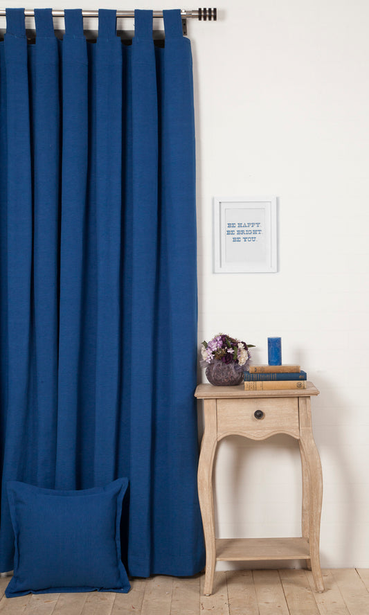 Made to Measure Cotton Window Shades (Blue)